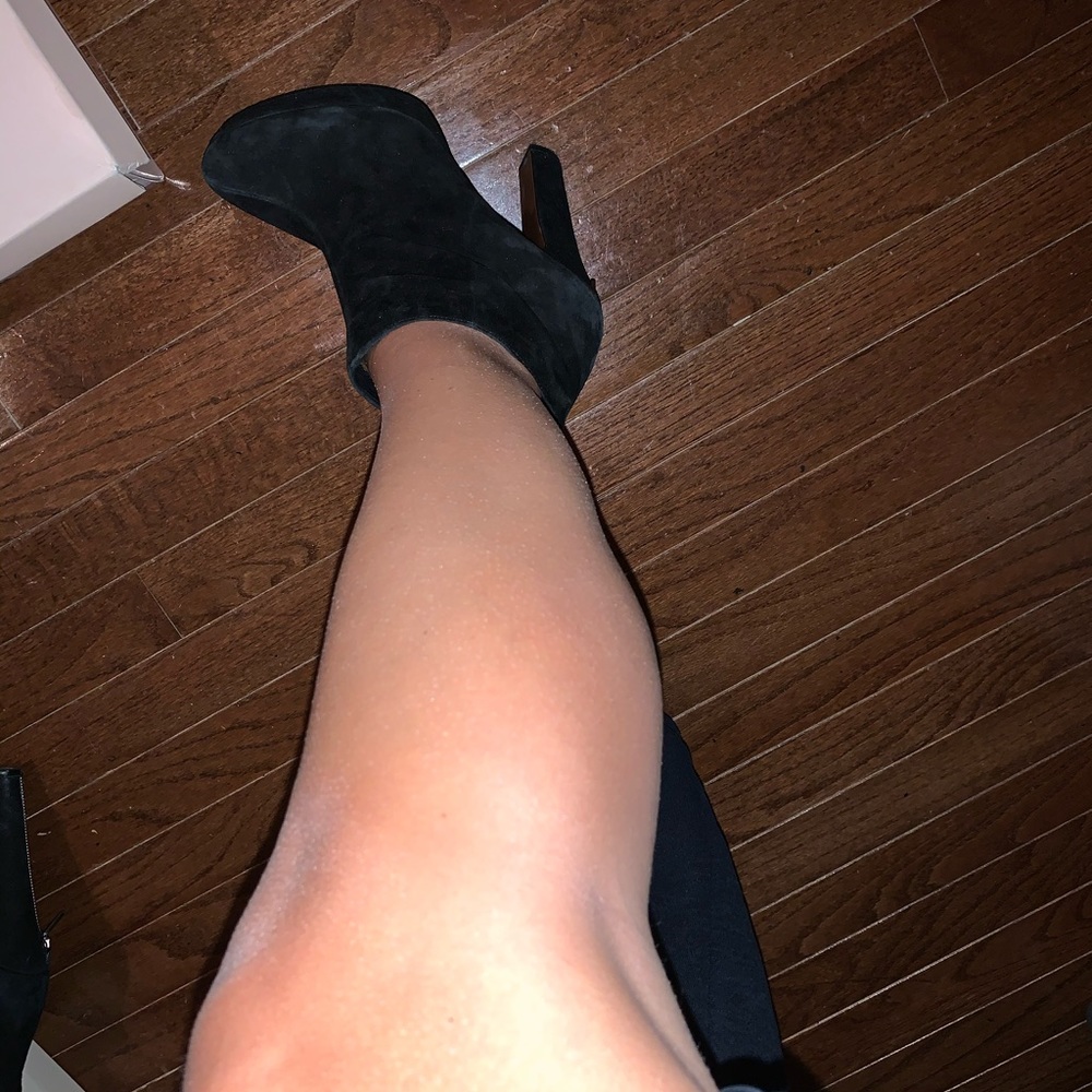 Bcbgeneration Black Suede Booties - image 2